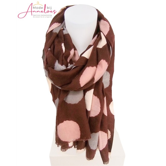 I'm Dutch Sjaal groot bollen pashmina Bordeaux I'm Dutch Sjaal groot bollen pashmina Bordeaux
